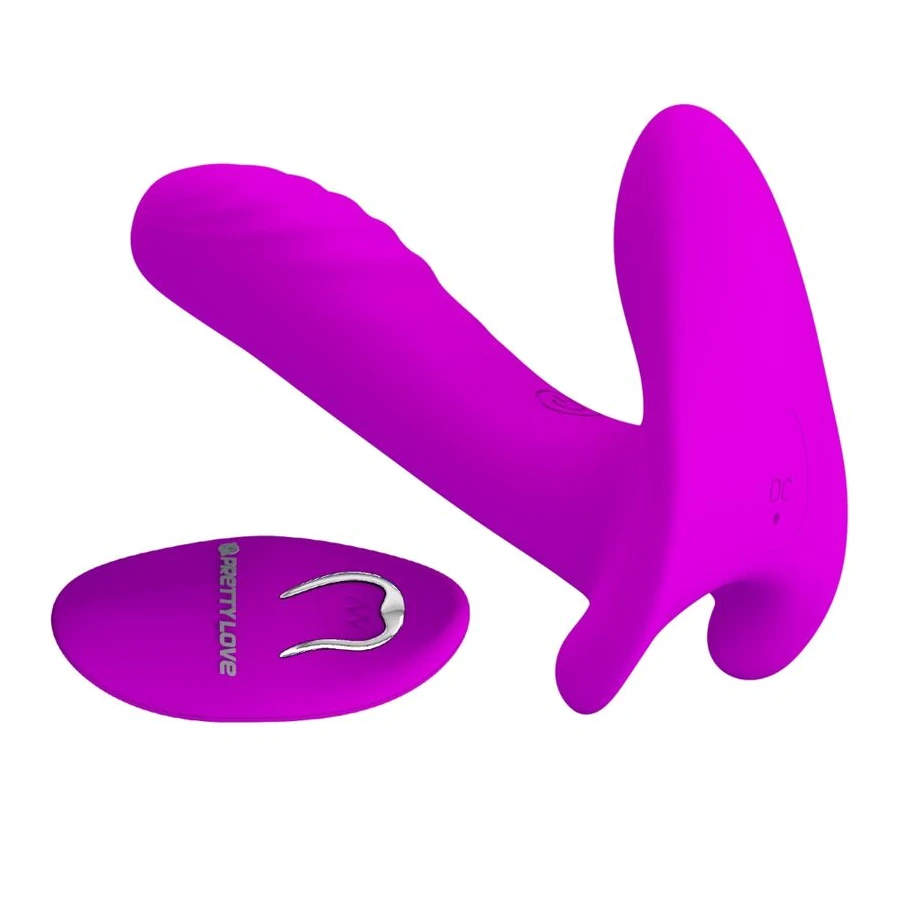 PRETTY LOVE - MASSAGER  VIBRATOR 12 VIBRATIONS REMOTE CONTROL PURPLE